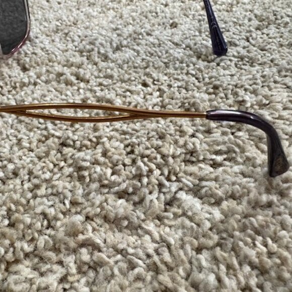 NEW Coach Gradient Transparent Violet 56418H Womens Polarized Sunglasses in Case - Picture 4 of 6